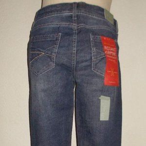 Women's Curve Appeal tStraight Leg Jeans - Blue